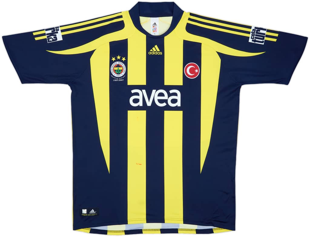 2007-08 Fenerbahce Home Shirt - 6/10 - (XL)