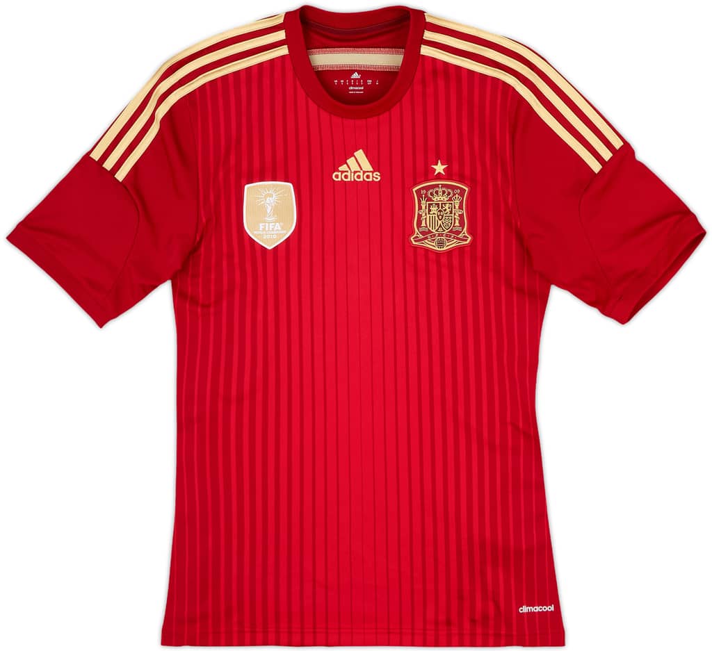 2013-15 Spain Home Shirt - 9/10 - (S)