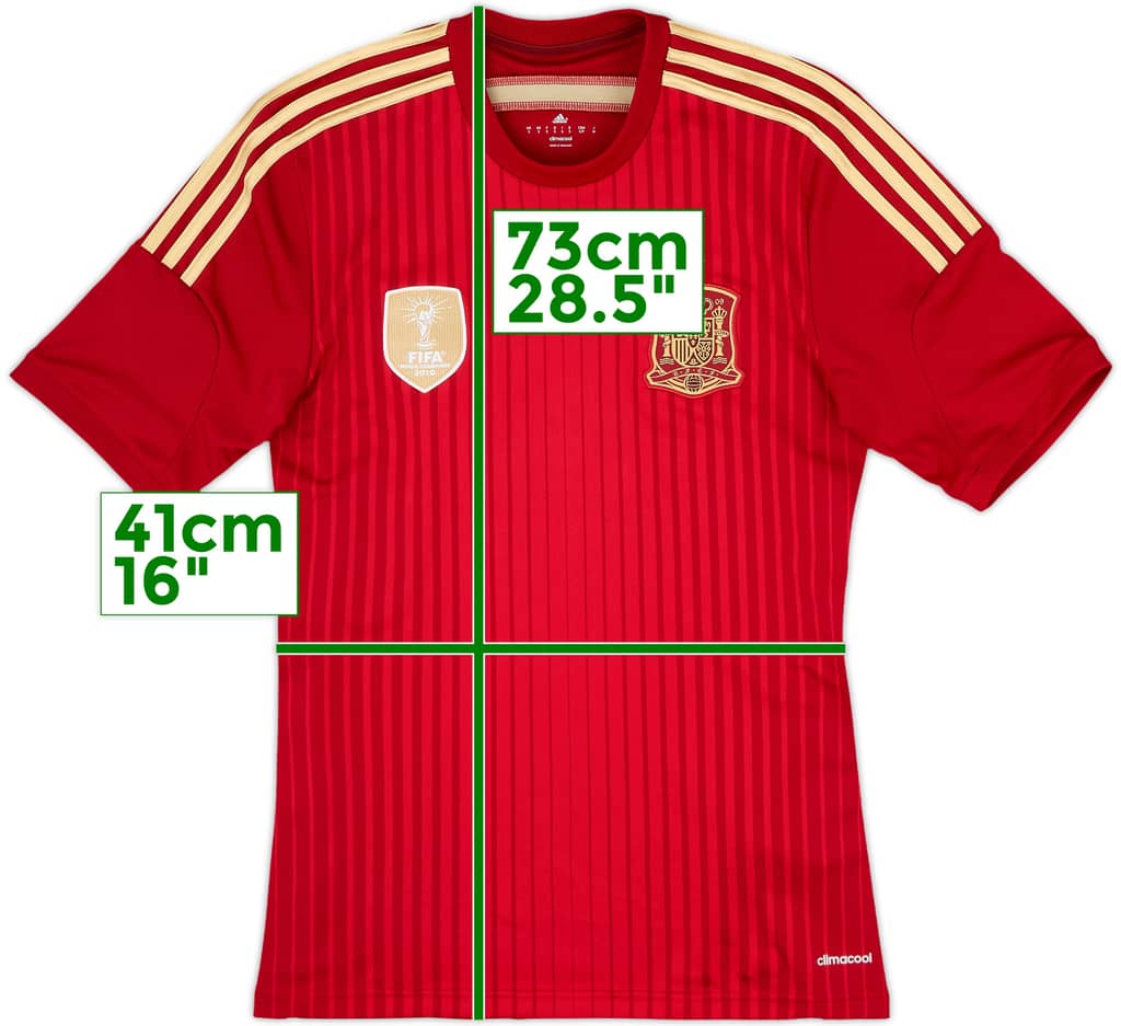 2013-15 Spain Home Shirt - 9/10 - (S)