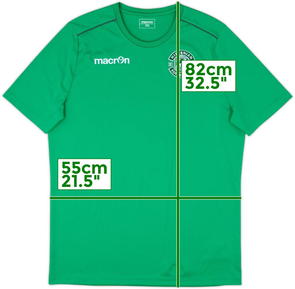 2017-18 Hibernian Macron Training Shirt - 9/10 - (XXL)