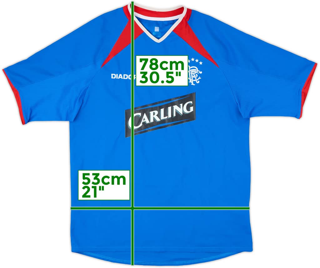 2003-05 Rangers Home Shirt - 6/10 - (L)