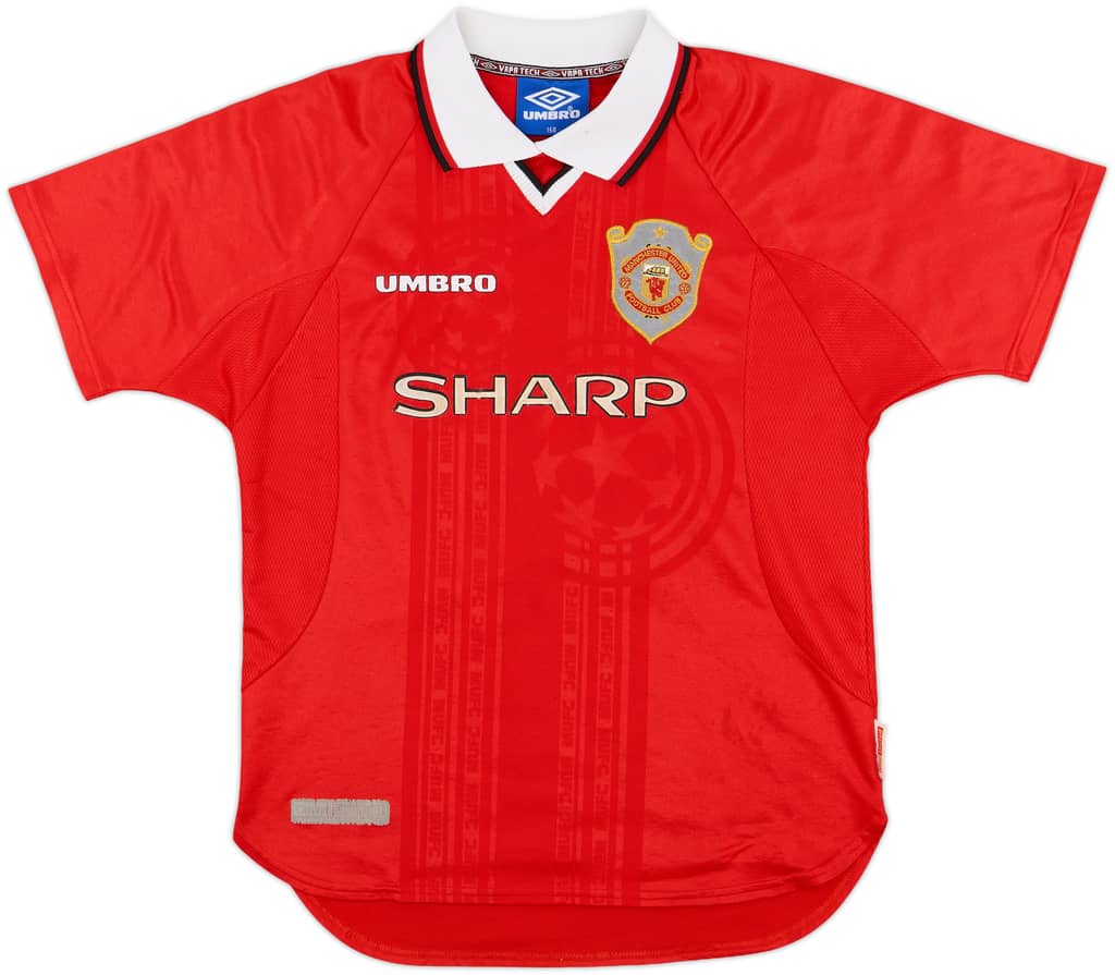 1997-00 Manchester United CL Shirt - 7/10 - (L.Boys)