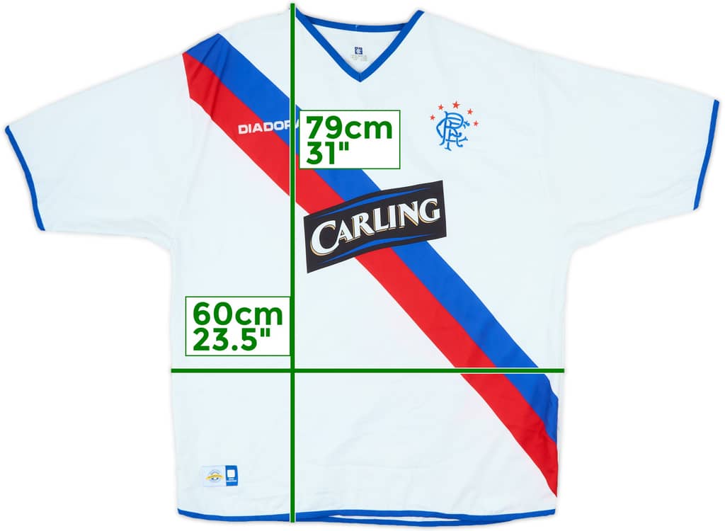 2004-05 Rangers Away Shirt - 9/10 - (XL)
