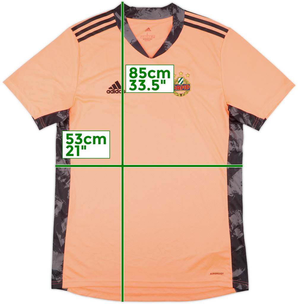 2020-21 Rapid Vienna GK S/S Shirt - 9/10 - (L)