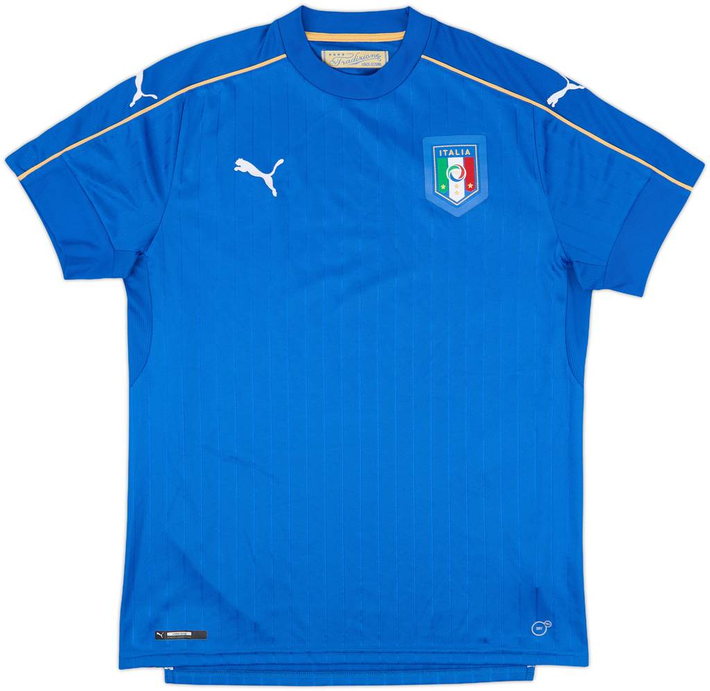2016-17 Italy Home Shirt - 8/10 - (L)