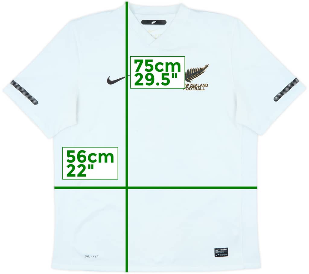 2010-12 New Zealand Home Shirt - 7/10 - (L)