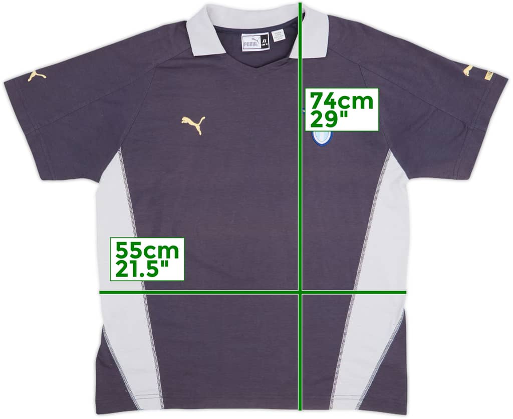 2000-01 Lazio Puma Polo Shirt - 7/10 - (XL)