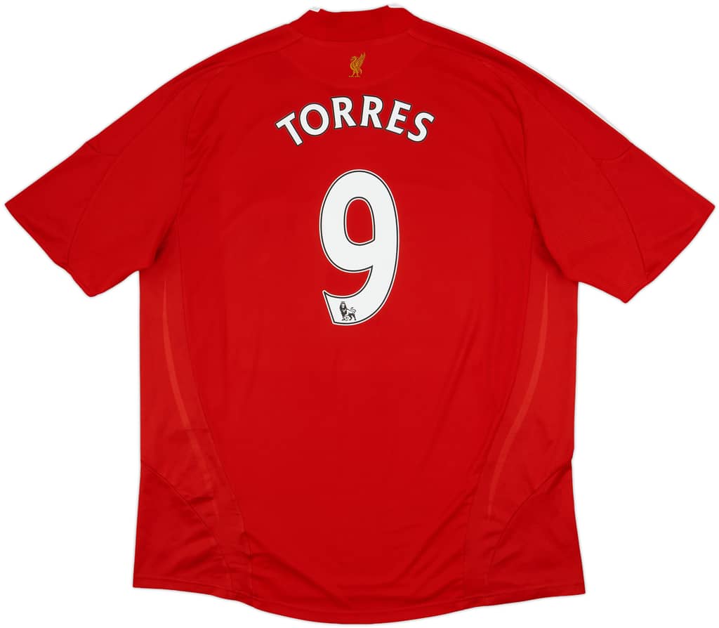 2008-10 Liverpool Home Shirt Torres #9 - 7/10 - (XXL)