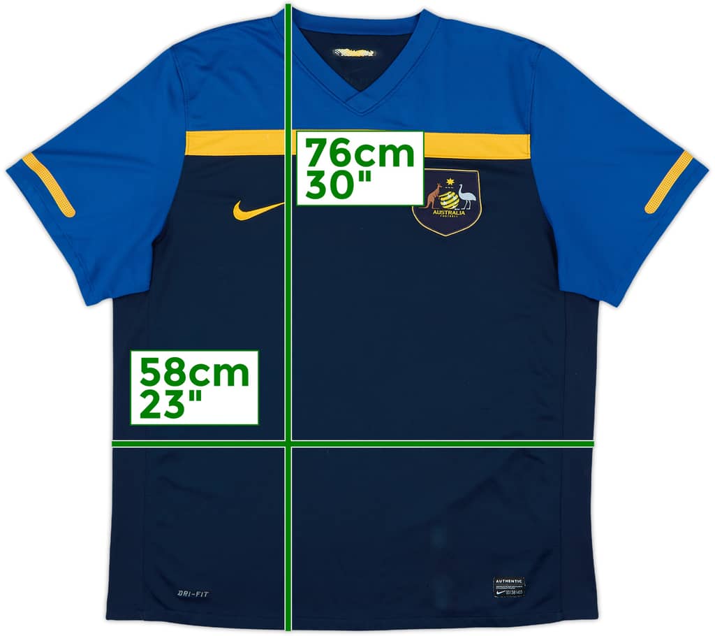 2010-11 Australia Away Shirt - 8/10 - (XL)