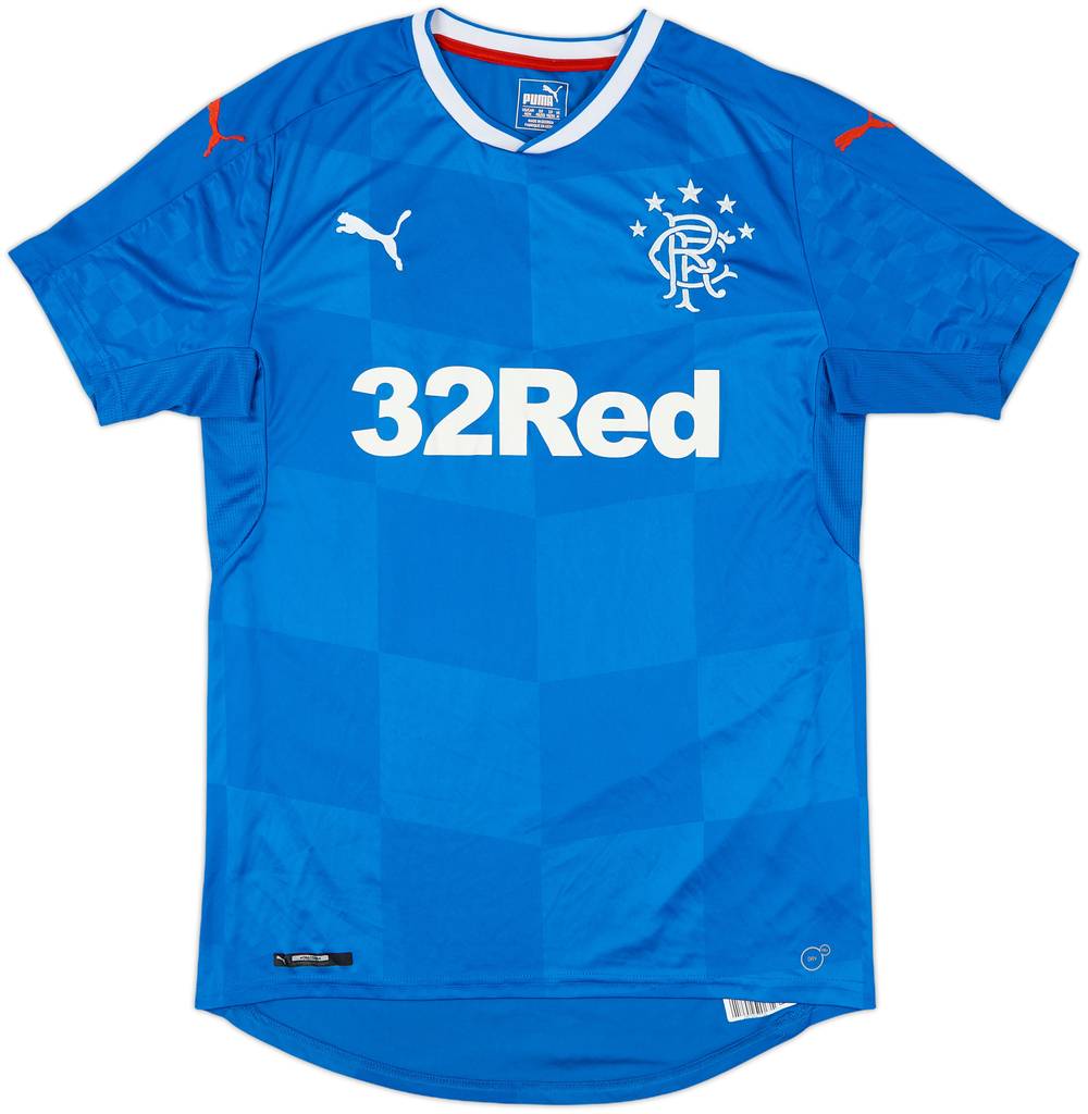 2016-18 Rangers Home Shirt - 9/10 - (M)