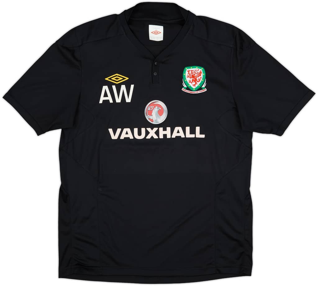 2010-12 Wales Staff Issue Polo Shirt 'AW' - 8/10 - (L)