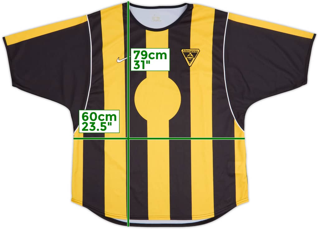 2001-02 Alemannia Aachen Home Shirt - 9/10 - (XL)
