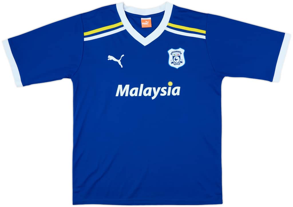 2011-12 Cardiff Home Shirt - 8/10 - (L)