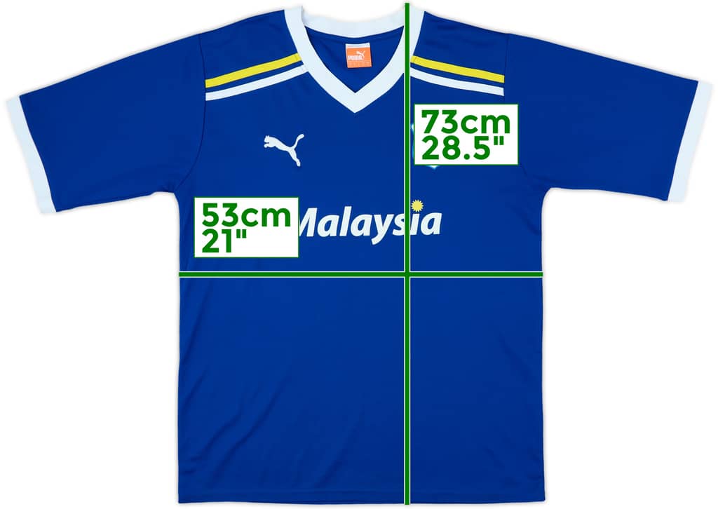 2011-12 Cardiff Home Shirt - 8/10 - (L)