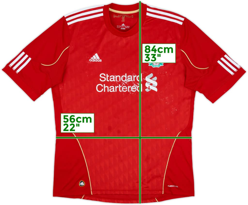 2010-12 Liverpool Home Shirt - 5/10 - (XL)
