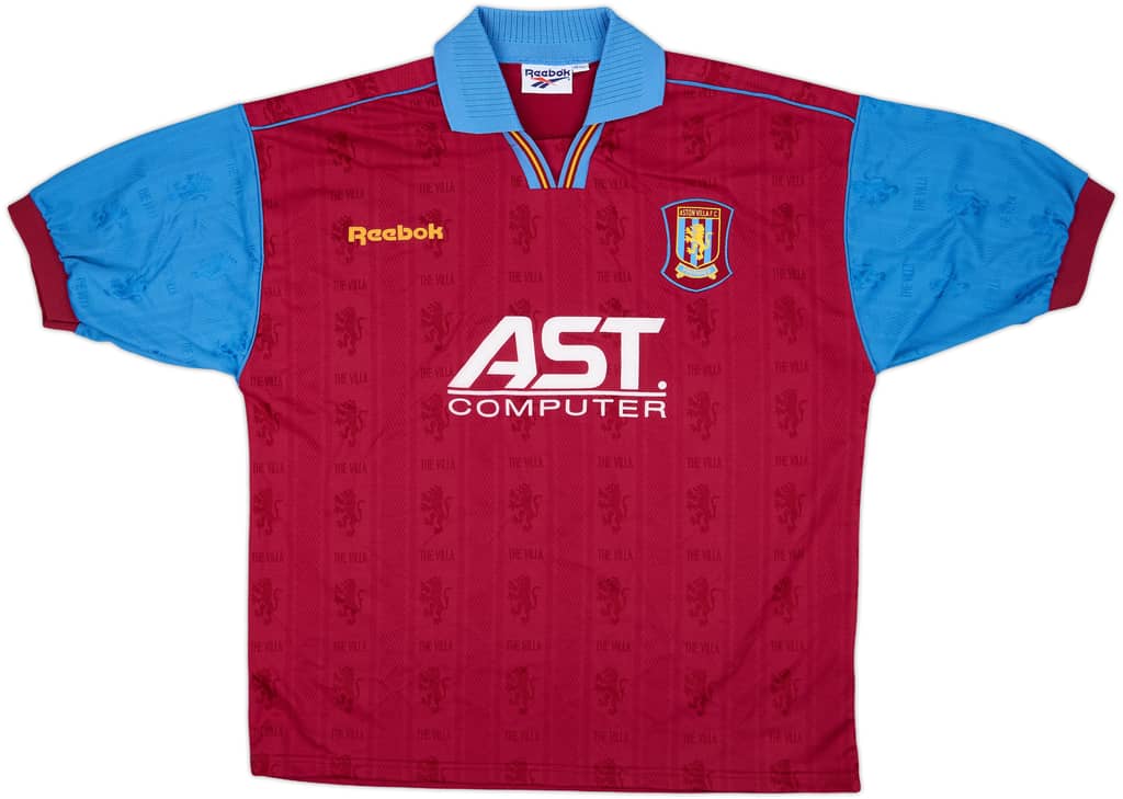 1995-97 Aston Villa Home Shirt - 10/10 - (XL)
