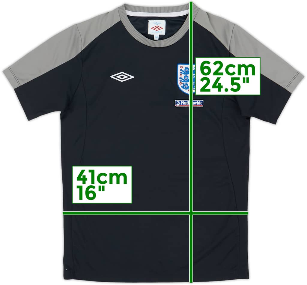2010-11 England Umbro Training Shirt - 10/10 - (XL.Boys)