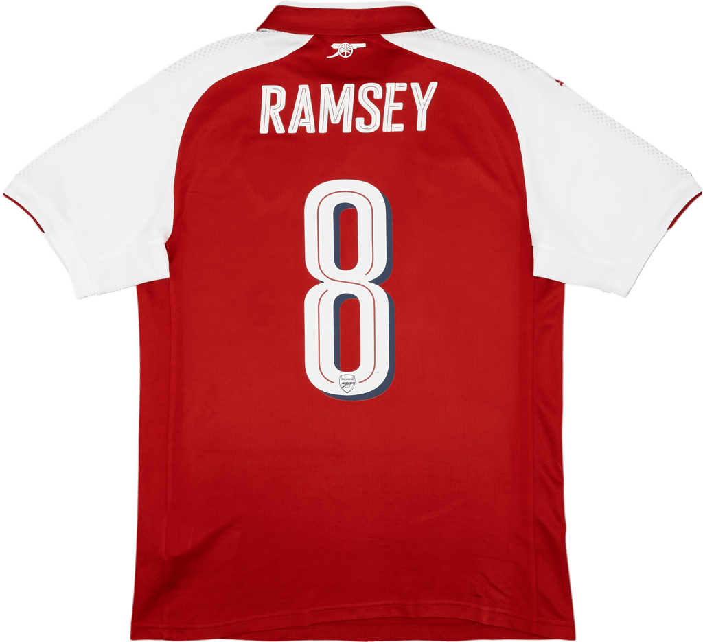 2017-18 Arsenal Home Shirt Ramsey #8 - 6/10 - (S)