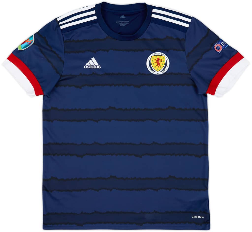 2020-22 Scotland Home Shirt - 8/10 - (L)