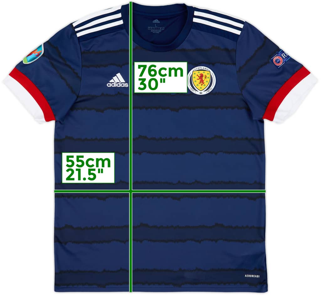2020-22 Scotland Home Shirt - 8/10 - (L)