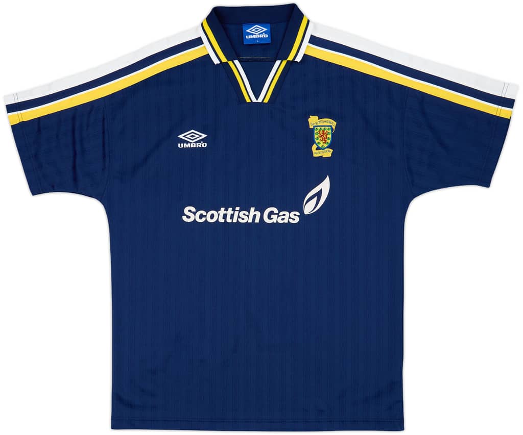 1998-99 Scotland Umbro Polo Shirt - 9/10 - (L)