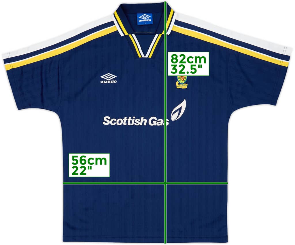 1998-99 Scotland Umbro Polo Shirt - 9/10 - (L)