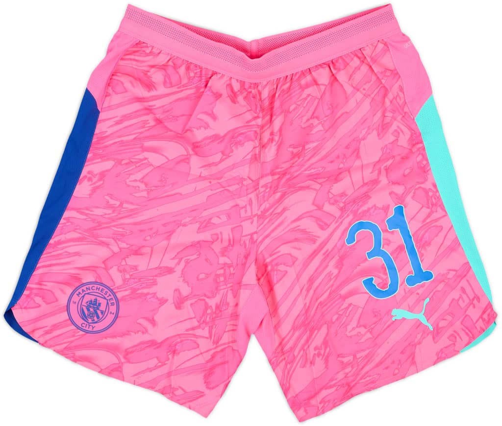 2025 Manchester City Match Issue KidSuper CWC GK Shorts # 31 (Ederson M.)