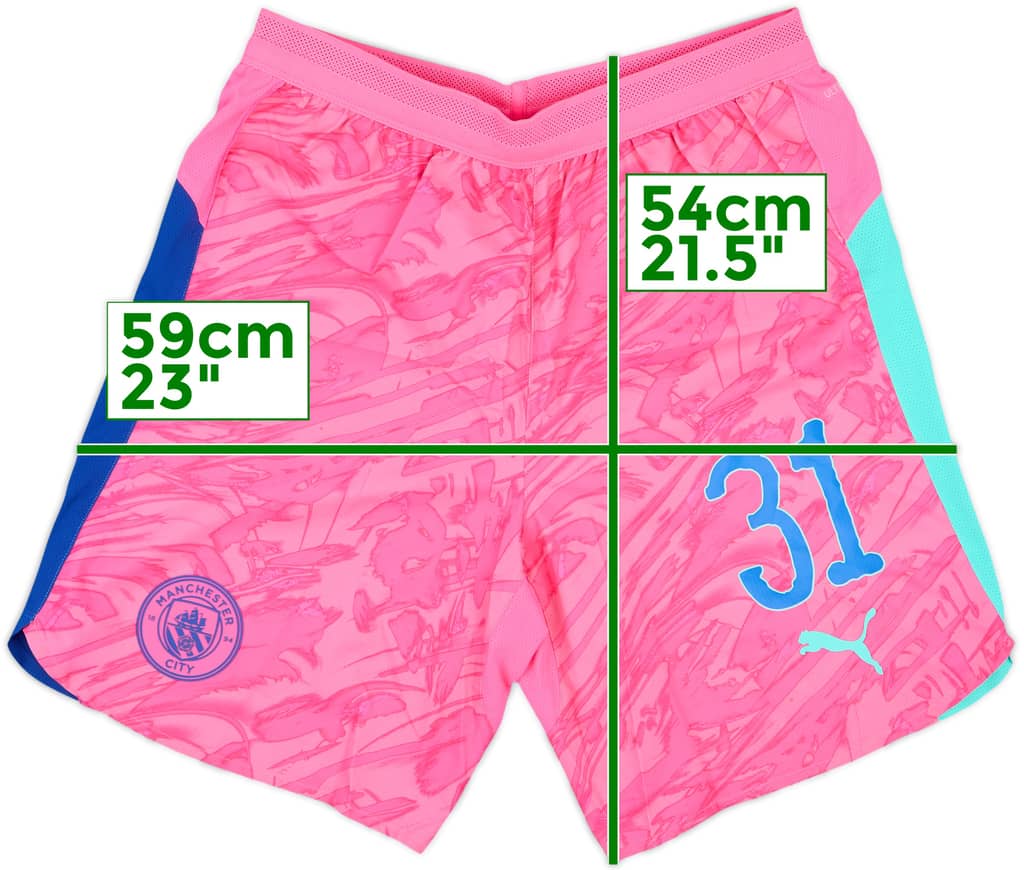 2025 Manchester City Match Issue KidSuper CWC GK Shorts # 31 (Ederson M.)