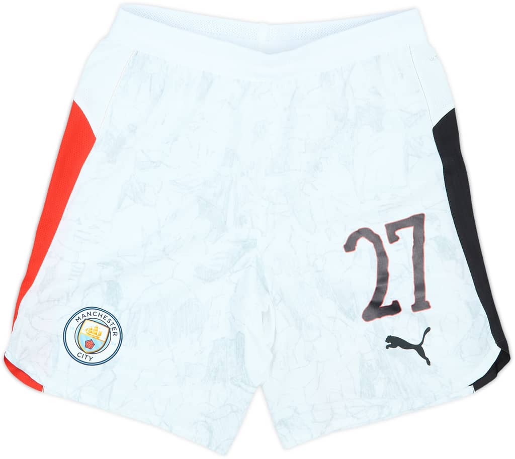 2025 Manchester City Match Issue KidSuper CWC Home Shorts #27 (Matheus N.)