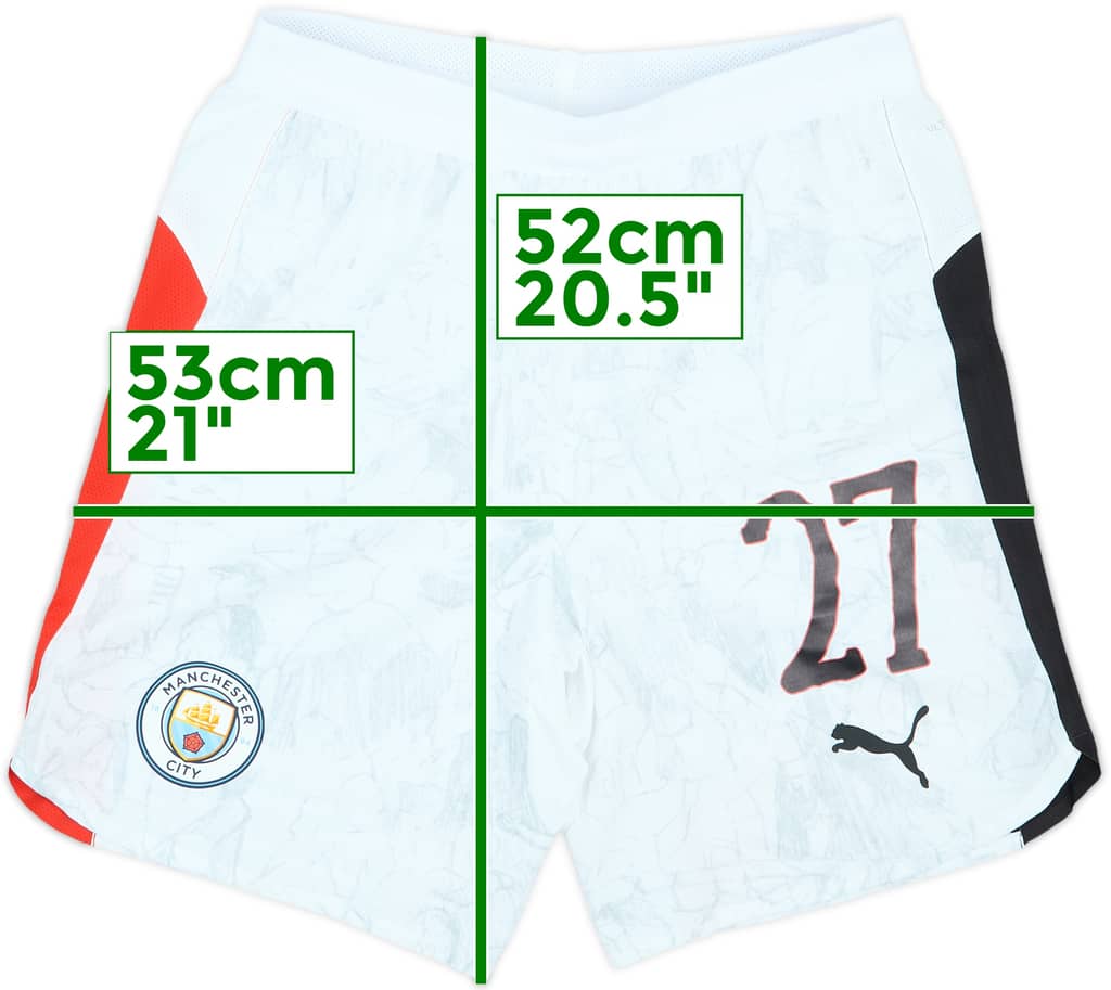 2025 Manchester City Match Issue KidSuper CWC Home Shorts #27 (Matheus N.)