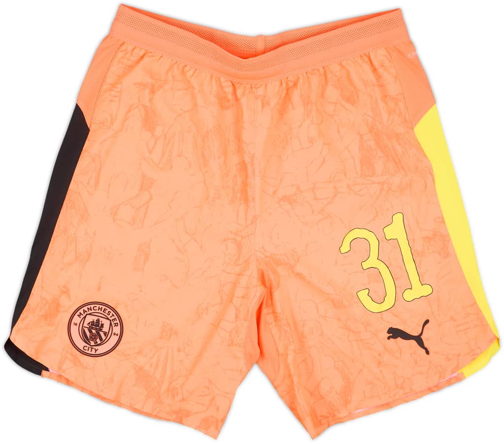 2025 Manchester City Match Issue KidSuper CWC GK Shorts # 31 (Ederson M.)