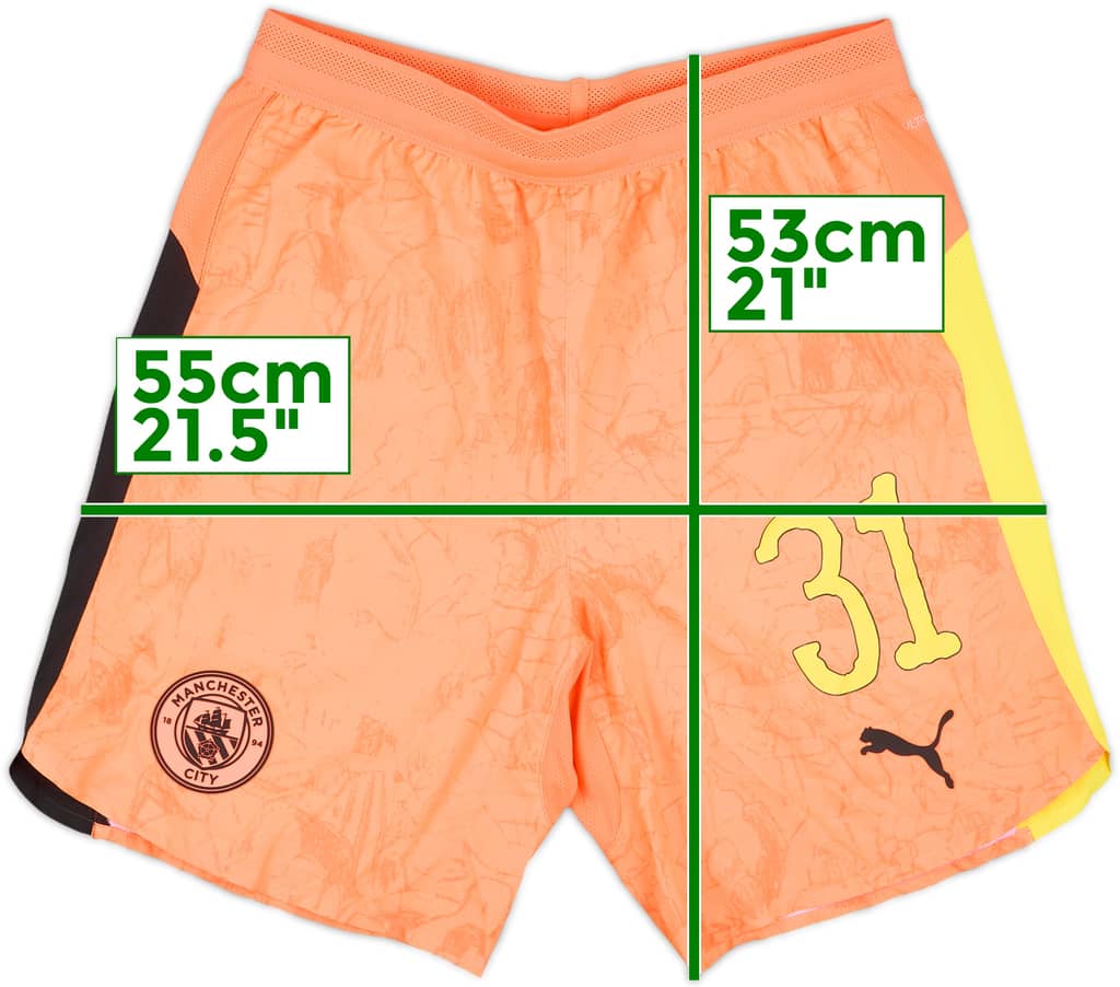 2025 Manchester City Match Issue KidSuper CWC GK Shorts # 31 (Ederson M.)