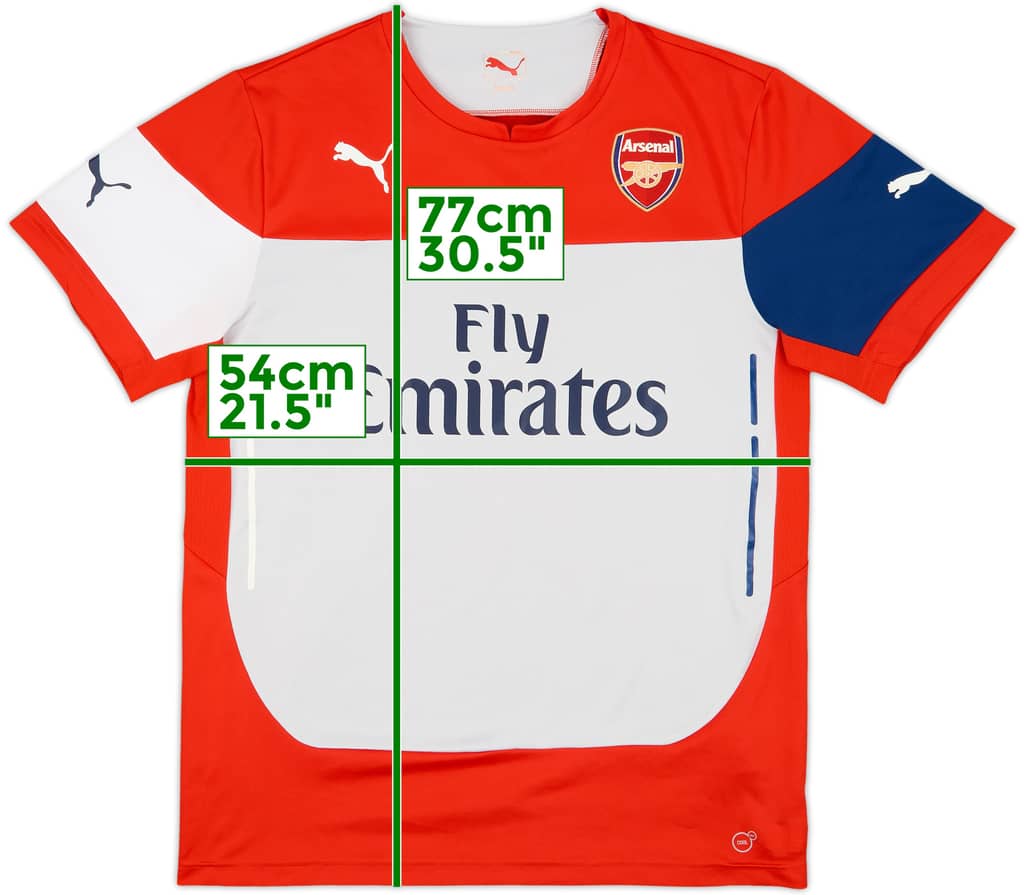 2014-15 Arsenal Puma Training Shirt - 8/10 - (L)