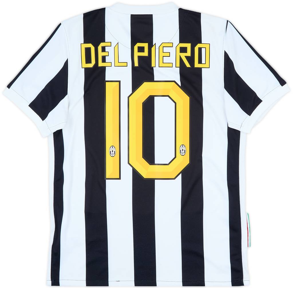 2010-11 Juventus Home Shirt Del Piero #10 - 7/10 - (S)