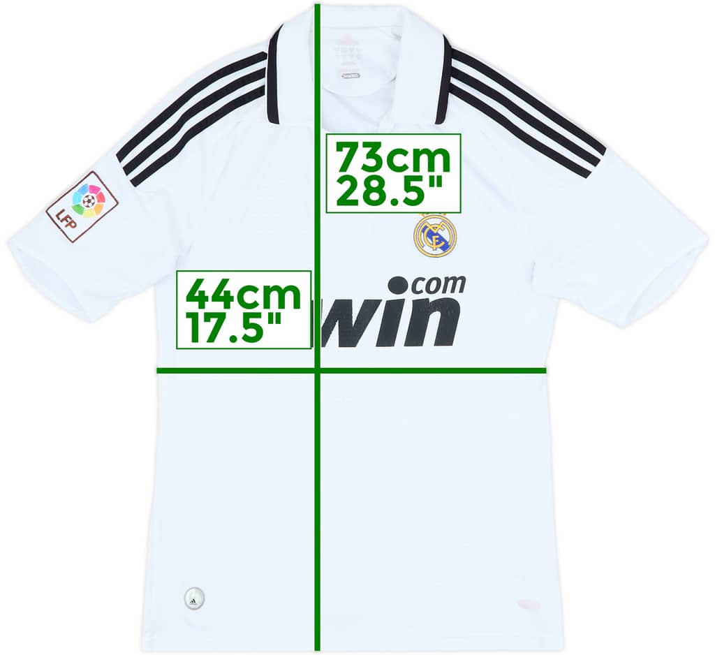 2008-09 Real Madrid Home Shirt - 6/10 - (S)