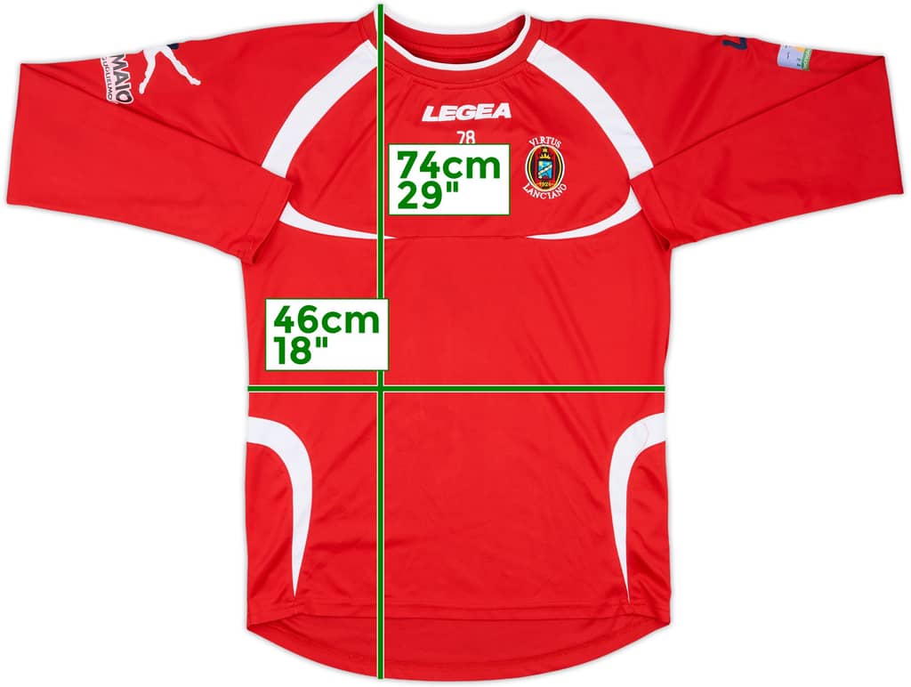 2000s Virtus Lanciano Legea Player Issue Training L/S Shirt #78 - 9/10 - (M)