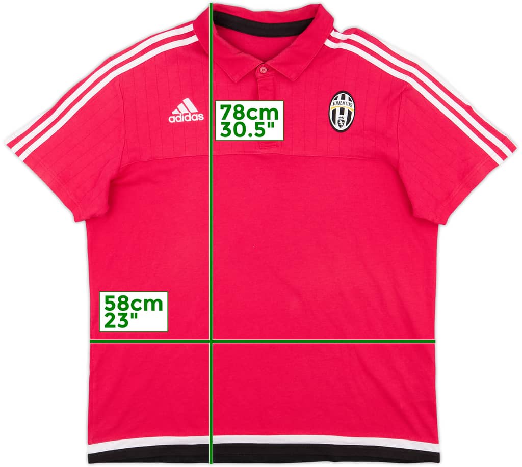 2015-16 Juventus adidas Polo Shirt - 9/10 - (XL)