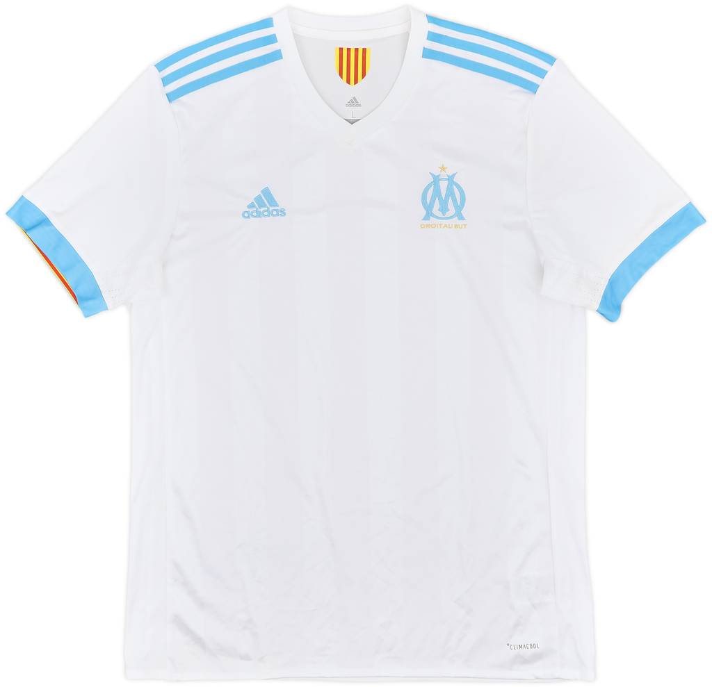 2017-18 Olympique Marseille Home Shirt - 8/10 - (L)