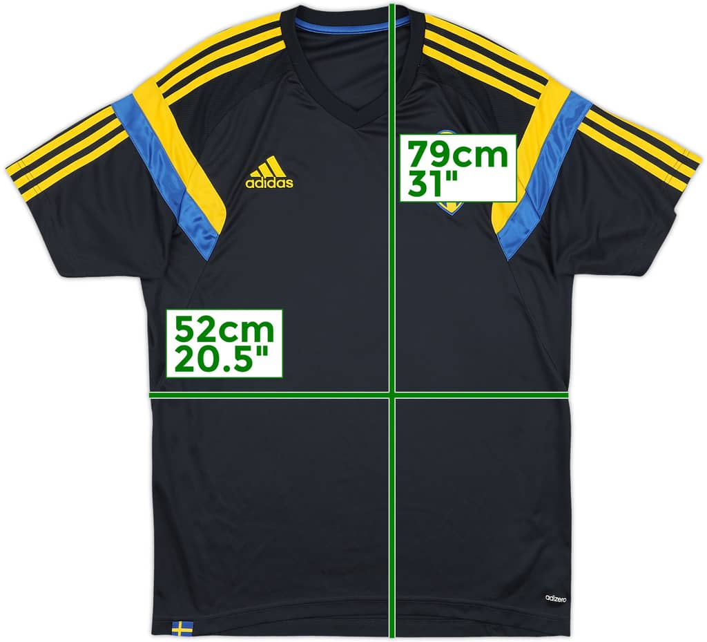 2013-14 Sweden adidas Training Shirt - 8/10 - (L)