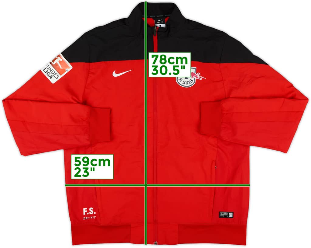 2014-15 Red Bull Leipzig Nike Staff Issue Track Jacket FS - 10/10 - (L)