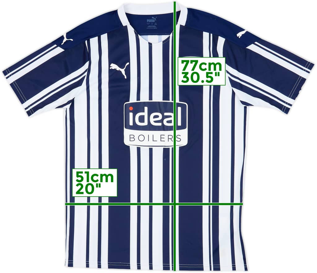 2020-21 West Brom Home Shirt - 7/10 - (L)