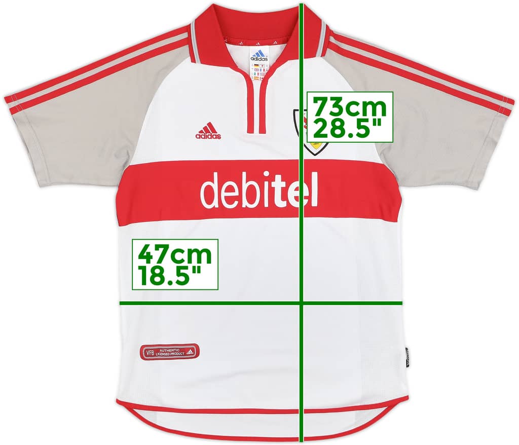 2000-02 Stuttgart Home Shirt - 9/10 - (Y)