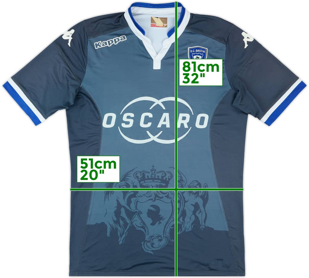 2015-16 Bastia Home Shirt - 6/10 - (L)