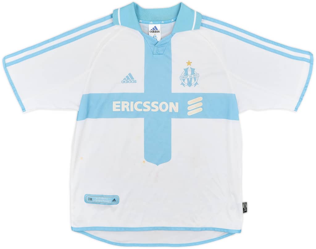 2000-01 Olympique Marseille Home Shirt - 6/10 - (XL.Boys)