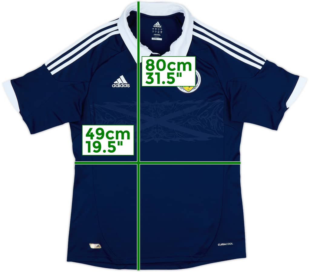 2011-13 Scotland Home Shirt - 8/10 - (L)