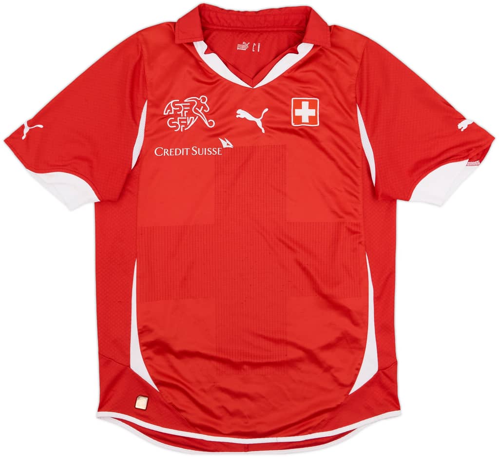 2010-11 Switzerland Home Shirt - 7/10 - (M)
