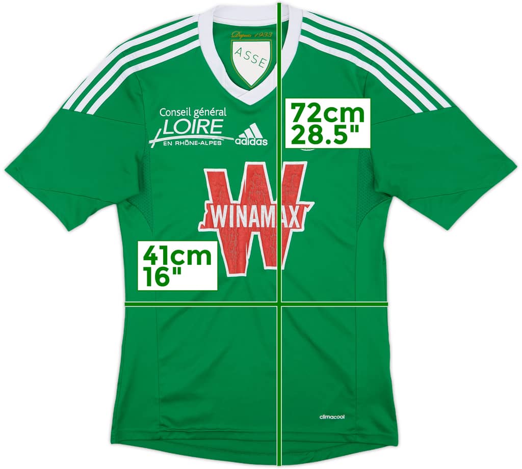 2013-14 Saint-Etienne Home Shirt - 6/10 - (S)