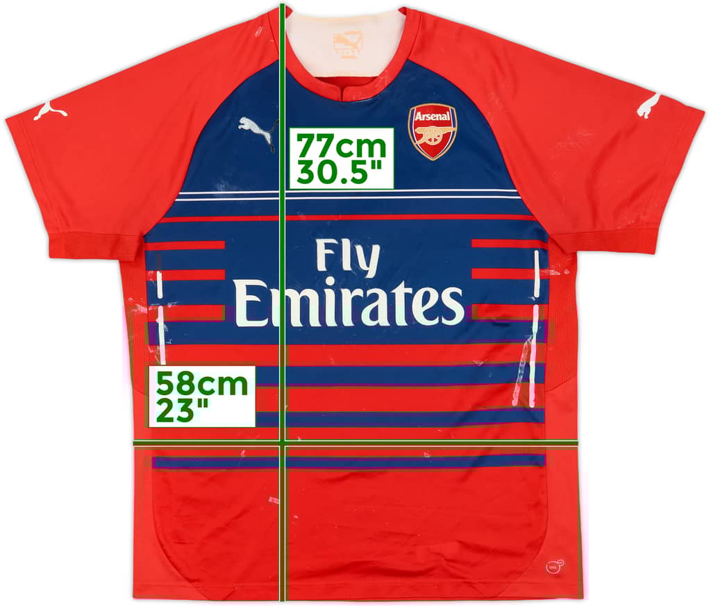 2014-15 Arsenal Training Shirt - 3/10 - (XL)
