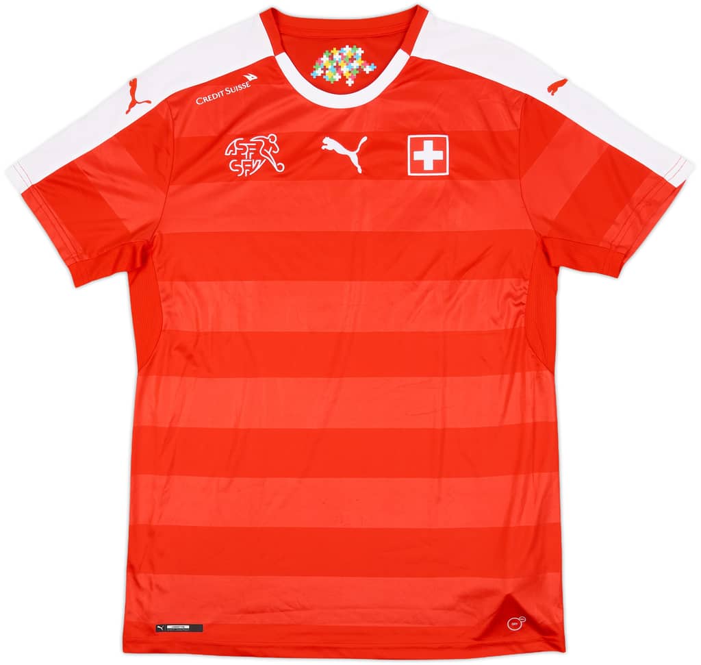 2016-17 Switzerland Home Shirt - 10/10 - (L)