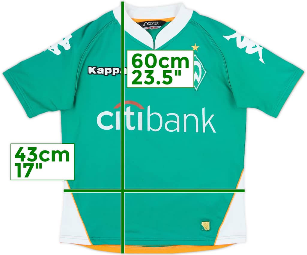 2007-08 Werder Bremen Home Shirt - 6/10 - (XL.Boys)